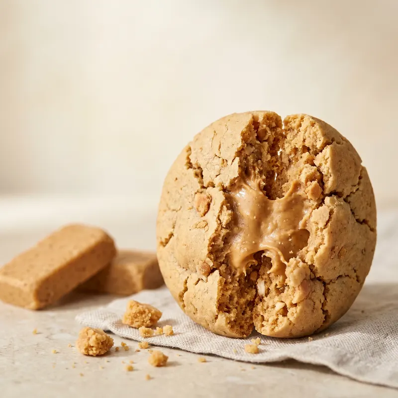 Cookie de paçoquita da Hépego, sabor junino
